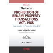 Bharat's Guide to Prohibition of Benami Property Transactions Act, 1988 by CA. P. T. Joy